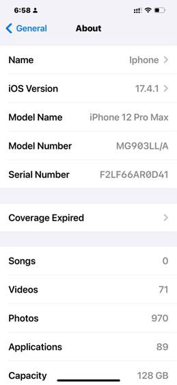 iPhone 12 Pro Max 128 gb รูปที่ 5