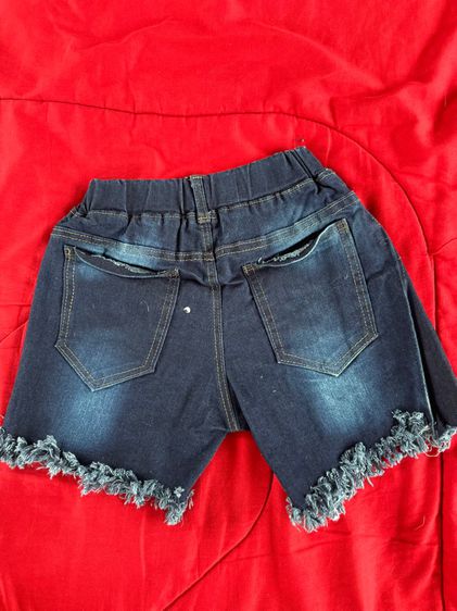 กางเกง ยีนส์เด็กผู้หญิง ปักลายเชอร์รี่ 2-8 ขวบ สินค้ามือ 1 พร้อมส่ง (โปรดระบุอายุในข้อความ) รูปที่ 3