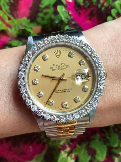 ROLEX OYSTER PERPETUAL DATEJUST Gold Dial (King)
 รูปที่ 7