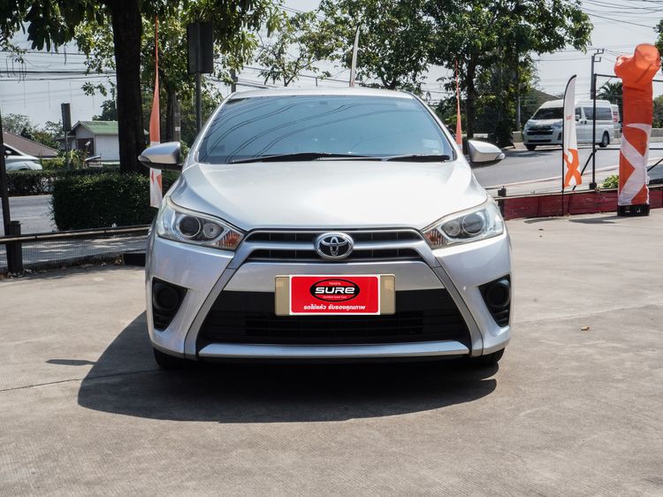 Toyota Yaris 2014 1.2 G Sedan เบนซิน ไม่ติดแก๊ส เกียร์อัตโนมัติ เทา รูปที่ 2