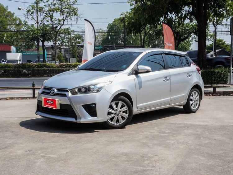 Toyota Yaris 2014 1.2 G Sedan เบนซิน ไม่ติดแก๊ส เกียร์อัตโนมัติ เทา รูปที่ 1