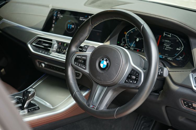 BMW X5 2020 3.0 xDrive30d M Sport 4WD Utility-car ดีเซล เกียร์อัตโนมัติ ขาว รูปที่ 4