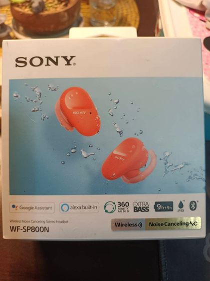 ขาย Sony True Wireless WF-SP800N (ฺสีส้ม)
