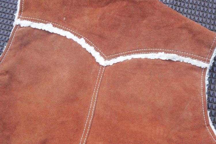 1970s Levis Orange Tab Suede Fleece Lined Winter Vest Size M รูปที่ 6