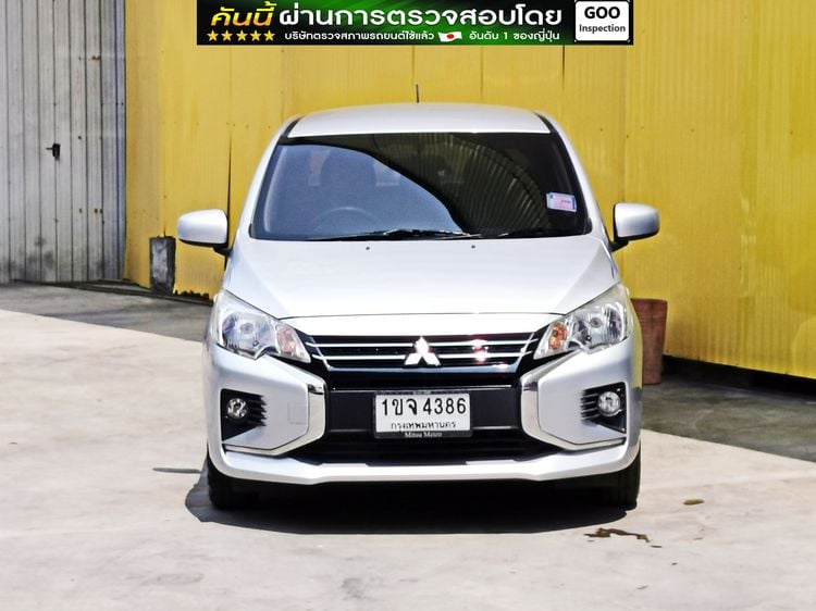 Mitsubishi Attrage 2020 1.2 GLX Sedan เบนซิน ไม่ติดแก๊ส เกียร์อัตโนมัติ เทา รูปที่ 2