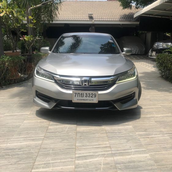 Honda Accord 2018 2.0 E i-VTEC Sedan เบนซิน ไม่ติดแก๊ส เกียร์อัตโนมัติ เทา รูปที่ 2