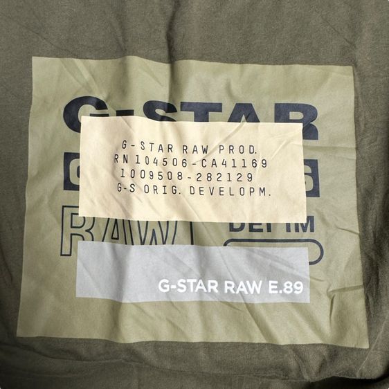 เสื้อยืด G-Star RAW ใหม่มาก สีหายาก Size M  รูปที่ 5