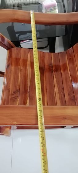 เก้าอีโยก ไม้ประดู่  เป็นของใหม่เอี่ยม เงาวับ รูปที่ 7