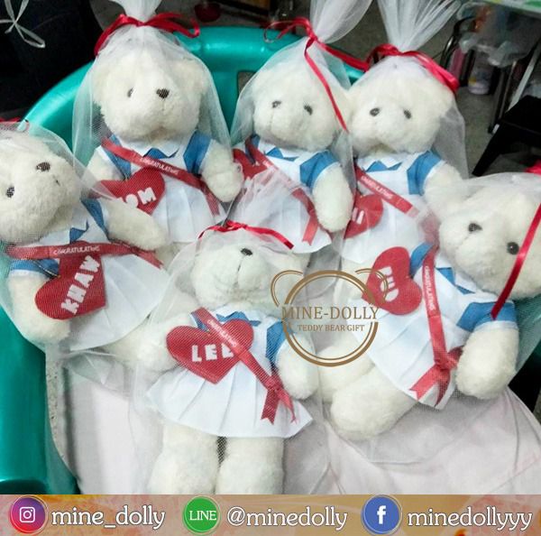 ตุ๊กตาหมี นักเรียนพยาบาล ของขวัญรับหมวกพยาบาล ของขวัญพยาบาล รูปที่ 7