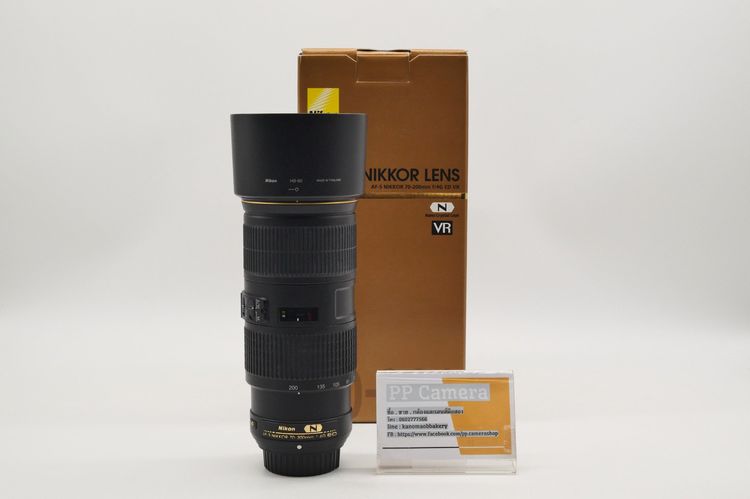 เลนส์ Nikon AF-s 70-200mm f4G ED VR ราคา 14900 รูปที่ 1