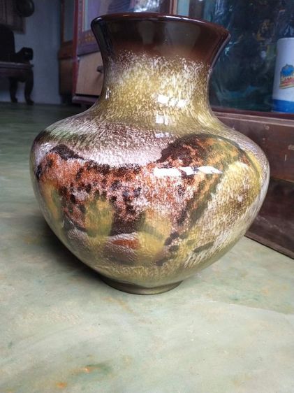 vintage Lascaux Seyei Japan cave art pottery vase horse deer Browns greens whitevintageขนาด25x12.5cm
879บาท ค่าจัดส่ง150บาท รูปที่ 4