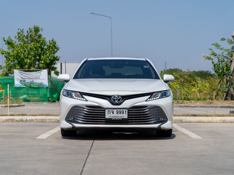 Toyota Camry 2019 2.5 G Sedan เบนซิน ไม่ติดแก๊ส เกียร์อัตโนมัติ ขาว รูปที่ 2