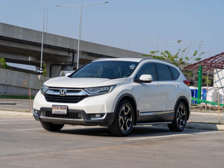 Honda CR-V 2018 2.4 E Utility-car เบนซิน ไม่ติดแก๊ส เกียร์อัตโนมัติ ขาว รูปที่ 3