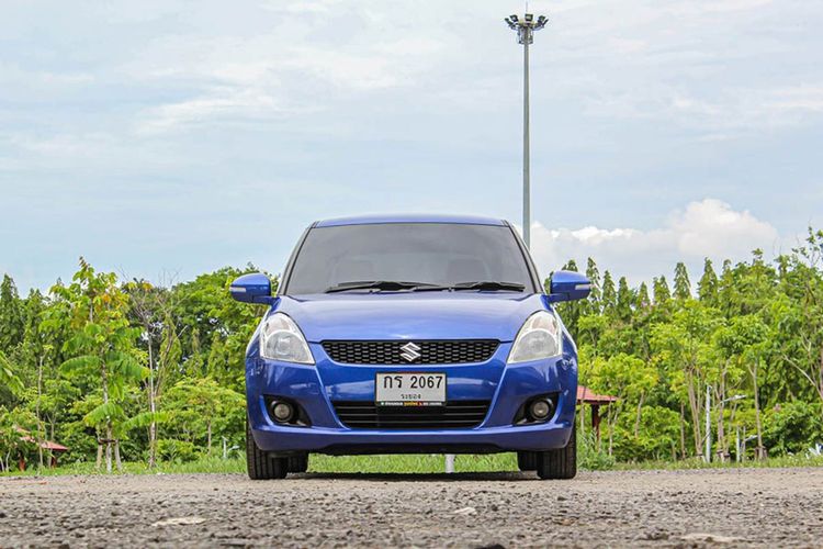 Suzuki Swift 2013 1.25 GLX Sedan เบนซิน ไม่ติดแก๊ส เกียร์อัตโนมัติ น้ำเงิน รูปที่ 2
