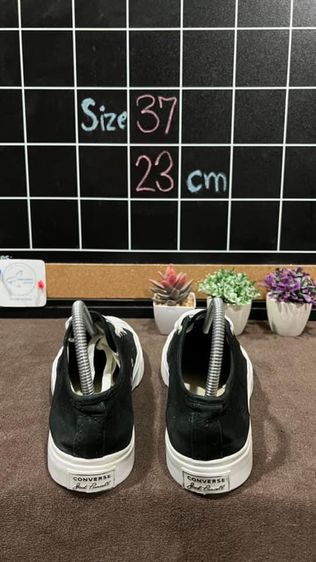รองเท้า​ Converse Jack Purcell Canvas - 1ST IN CLASS - OX - Black White รุ่นฮิต รูปที่ 3