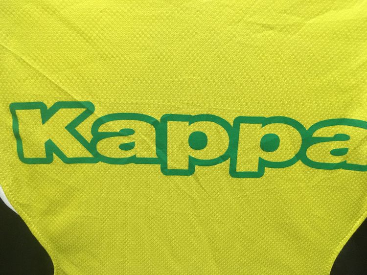 เสื้อกีฬา แขนสั้น แบรนด์ Kappa สีเหลือง รูปที่ 6