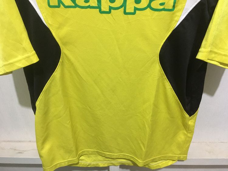 เสื้อกีฬา แขนสั้น แบรนด์ Kappa สีเหลือง รูปที่ 4