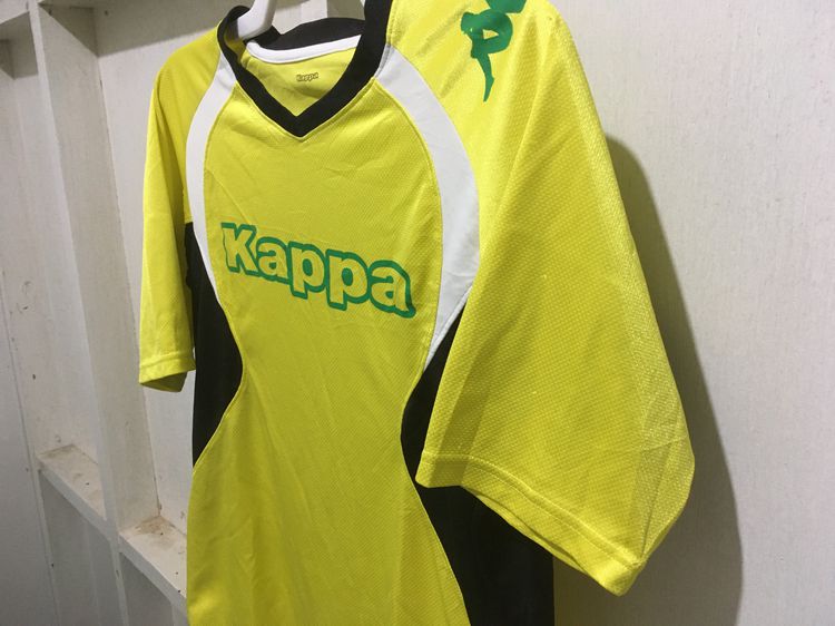 เสื้อกีฬา แขนสั้น แบรนด์ Kappa สีเหลือง รูปที่ 5