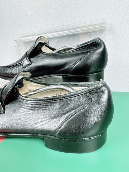 รองเท้าหนังแท้ Florsheim Sz.10us44eu28cm Made in USA สีดำสภาพสวยมาก ไม่ขาดซ่อม ใส่เรียนทำงานได้ รูปที่ 9
