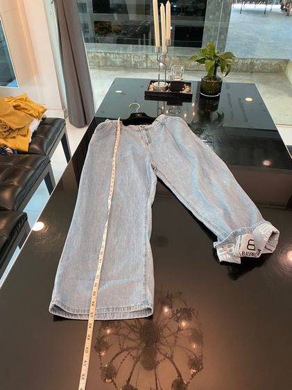กางเกงยีนส์ (ติดจองค่ะ )ทรงเอวสูง ขากว้าง สภาพใหม่  รูปที่ 15
