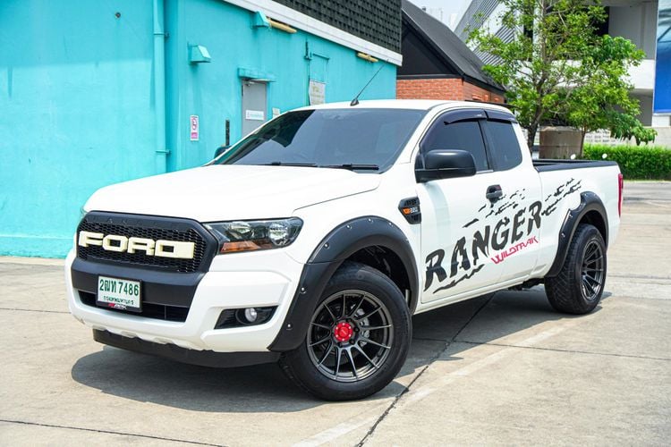 Ford Ranger 2018 2.2 XL Pickup ดีเซล ไม่ติดแก๊ส เกียร์ธรรมดา ขาว รูปที่ 1