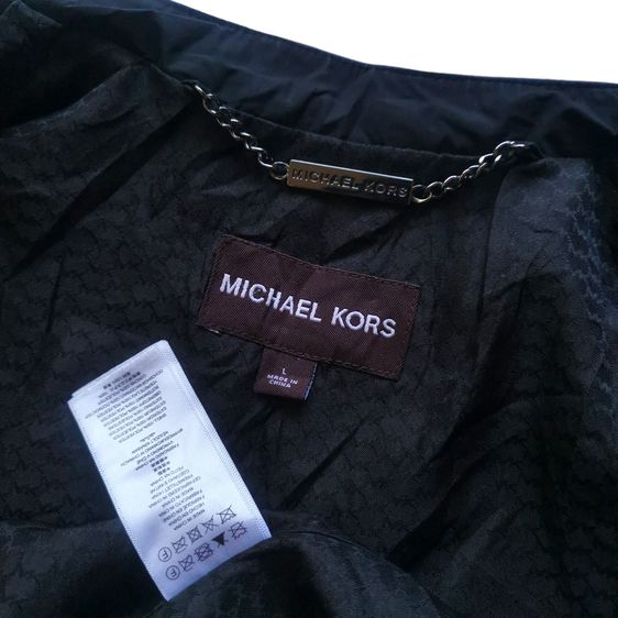 Michael Kors Black Zipper Jacket รอบอก 46” รูปที่ 6
