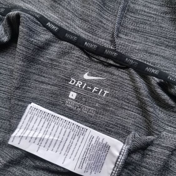 Nike Black Dri-Fit Hooded Jacket รอบอก 46”  รูปที่ 8