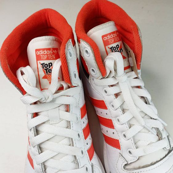 รองเท้าผ้าใบหนังแท้ Adidas สีขาว No.37.5 สีขาว มือสองสภาพใหม่ รูปที่ 7