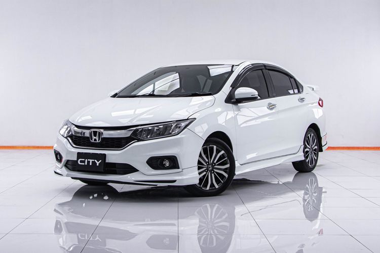 Honda City 2017 1.5 Sv i-VTEC Sedan เบนซิน ไม่ติดแก๊ส เกียร์อัตโนมัติ ขาว รูปที่ 4