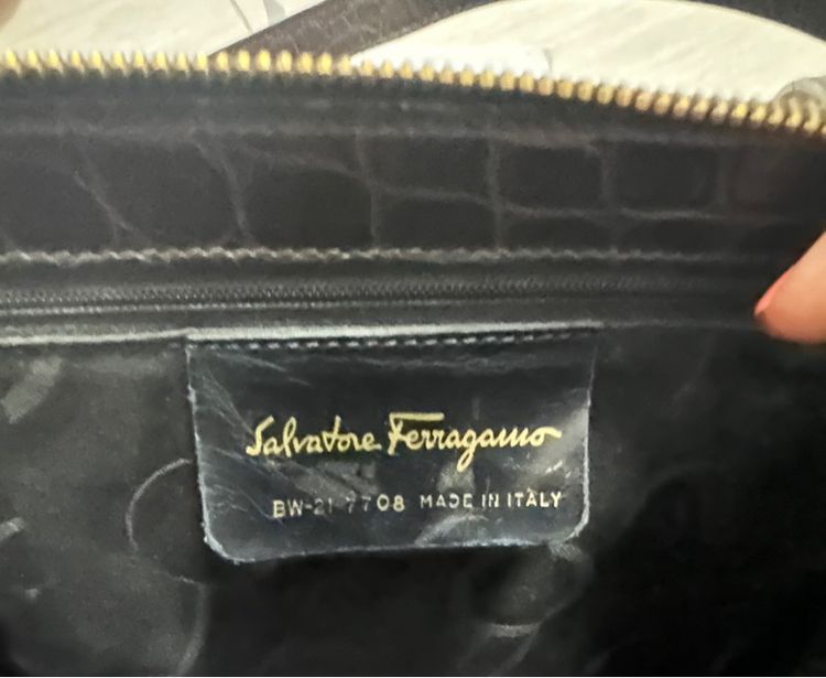 กระเป๋า vintage salvatore ferragamo croc bag รูปที่ 6