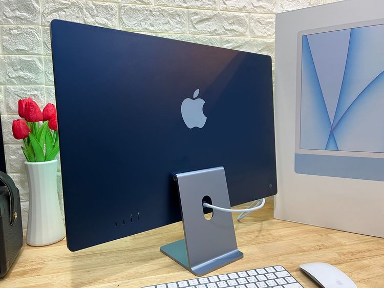 iMac (24-inch M1ท 2021) Ram8GB SSD256GB CPU8Core, GPU8Core Blue Color รูปที่ 7