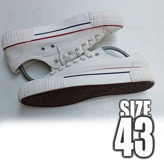 รองเท้าผ้าใบ WHEVER  No.43 สีขาว สภาพใหม่ รูปที่ 5