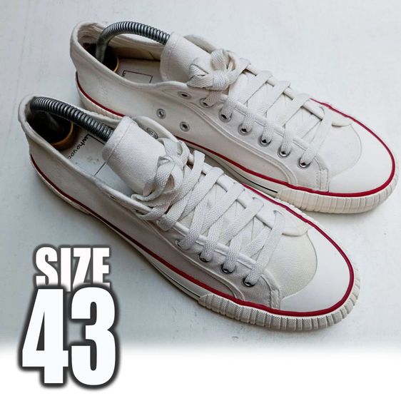 รองเท้าผ้าใบ WHEVER  No.43 สีขาว สภาพใหม่ รูปที่ 2