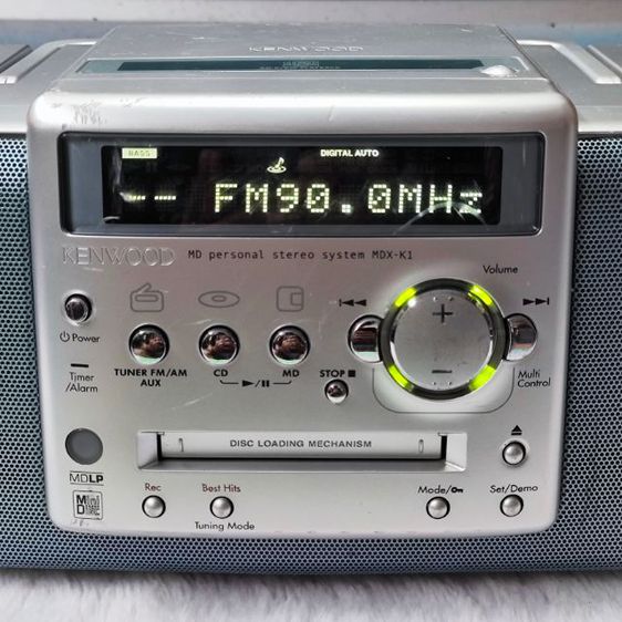 KENWOODvMDX-K1 เครื่องเสียงมือสองจากญี่ปุ่นขายตามสภาพ MD ไม่อ่าน CD ไม่อ่าน FM เล่นได้ปกติ ใช้ไฟญี่ปุ่น 100V.29w. ไม่มีสายไฟให้นะครับ
 รูปที่ 6