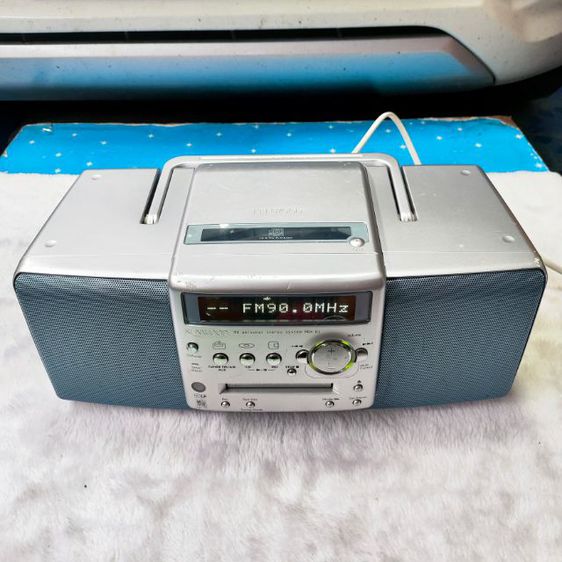 KENWOODvMDX-K1 เครื่องเสียงมือสองจากญี่ปุ่นขายตามสภาพ MD ไม่อ่าน CD ไม่อ่าน FM เล่นได้ปกติ ใช้ไฟญี่ปุ่น 100V.29w. ไม่มีสายไฟให้นะครับ
 รูปที่ 2