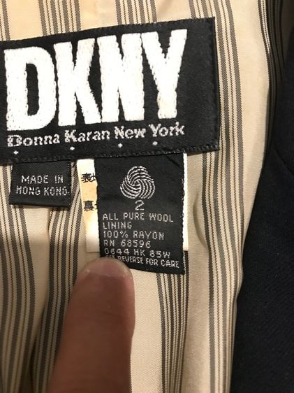 เสื้อ สูท DKNY แท้ ไซร้ S 37 นิ้ว รูปที่ 4