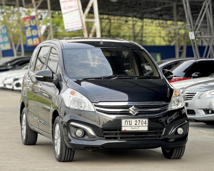 Suzuki Ertiga 2017 1.4 GX Utility-car เบนซิน ไม่ติดแก๊ส เกียร์อัตโนมัติ ดำ รูปที่ 4