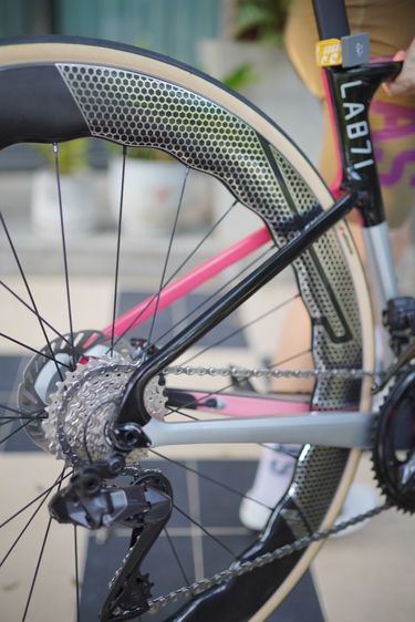 จักรยานเสือหมอบ  cannondale สีชมพู รุ่น SupersixEvo LAB71 สีทีม size48 ล้อpriceton รูปที่ 7