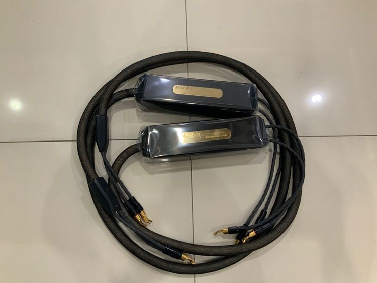ขายสายลำโพงไฮเอนด์แบรนด์ดังเสียงดีชั้นเยี่ยม Transparent MusicWave Reference Single-Wire 2.4M (เมตร) 8 ฟุต Speaker cables made in USA 🇺🇸 รูปที่ 3