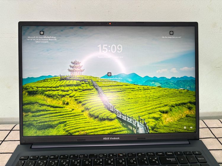 Notebook รุ่น Vivobook 16 D1603QA-MB706WS ( สี Quiet blue ) 💙 มือสอง  พร้อมอุปกรณ์ครบกล่อง + ประกัน 5 เดือน รูปที่ 2