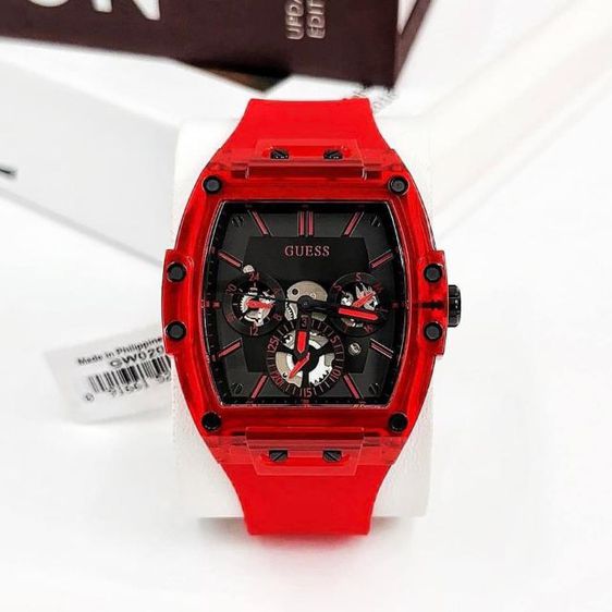 GUESS Mens Red Multi-function Watch GW0203G5 รูปที่ 3