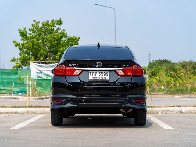 Honda City 2018 1.5 Sv i-VTEC Sedan เบนซิน ไม่ติดแก๊ส เกียร์อัตโนมัติ ดำ รูปที่ 4