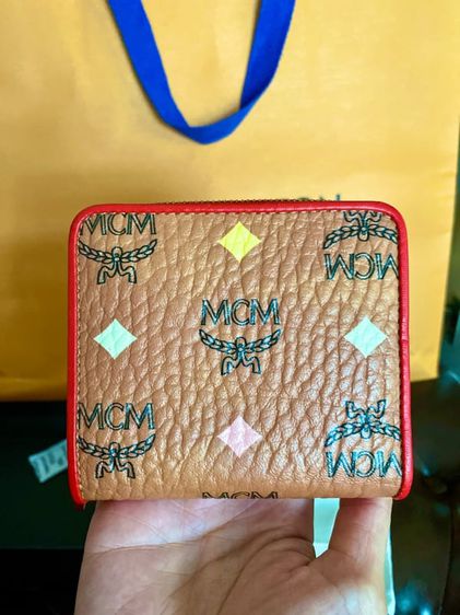 MCM Mini Zippy Wallet  รูปที่ 1