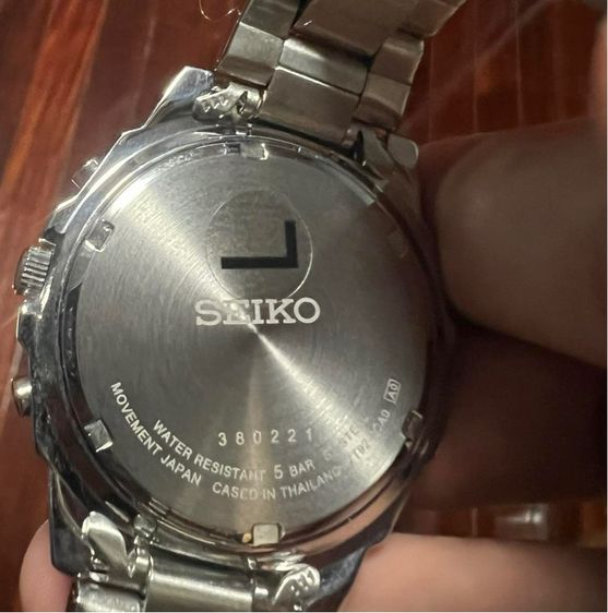 นาฬิกา SEIKO V657-9010 Chronograph Date White Dial, All Stainless Steel รูปที่ 5
