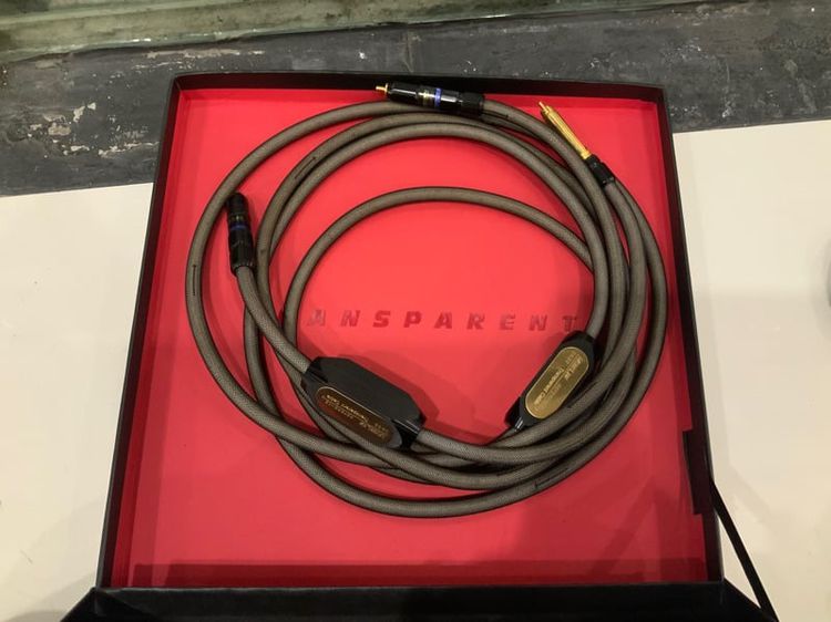 อื่นๆ เครื่องเสียงไฮไฟ ลำโพงแยกชิ้น และซับวูฟเฟอร์ SALE SALE ขายสายสัญญาณไฮเอนด์ตัวเทพ ของแทร่ Transparent Cable MusicLink Reference RCA 2m (เมตร) interconnect cable made in USA 🇺🇸