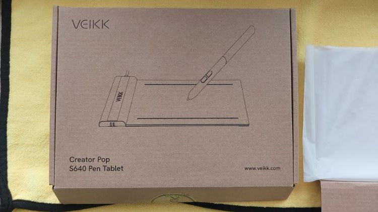 (มีเก็บเงินปลายทาง) เมาส์ปากกา มือ2 สภาพเหมือนใหม่ VEIKK S640 V2 6×4นิ้ว แท็บเล็ตวาดภาพ 8192 ระดับ 290 PPS  รูปที่ 7