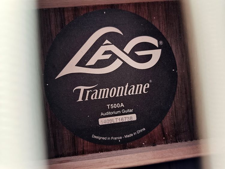 กีต้าร์โปร่ง LAG Tramontane T500A รูปที่ 8