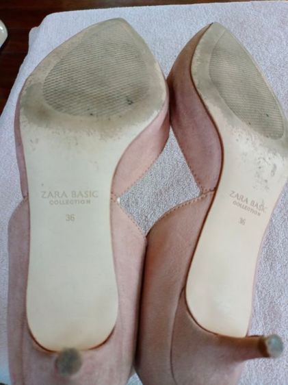 รองเท้าส้นสูงสีชมพู Zara รูปที่ 2