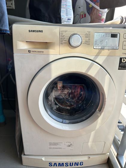 เครื่องซักผ้าฝาหน้า Samsung WW70J4233KW รูปที่ 3