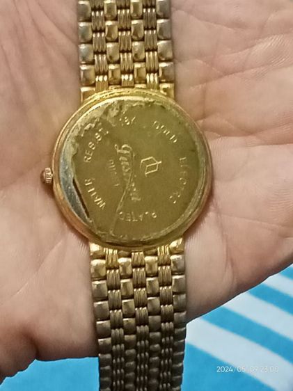 ขายนาฬิกานอกแนววินเทจ สตรี lusimaชุบ ทองคำ18kตามสภาพมือสอง รูปที่ 5